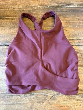 U49 - lululemon athletica Always Aligned Sports Bra Tank Top - Maroon